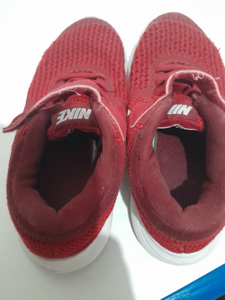 Çocuk Kırmızı Nike Spor Ayakkabı - Görsel 5