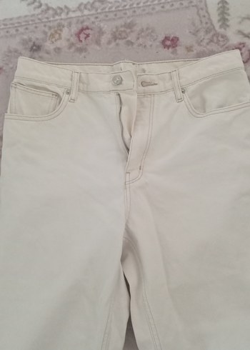 Beyaz Midi Boy Regular Fit Pamuk Kot - Görsel 5