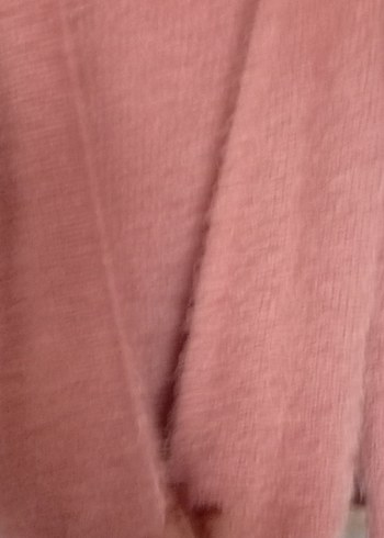 Pembe Peluş Detaylı Kadın Hırka - Görsel 11