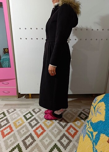 Kaşe manto mont - Görsel 8