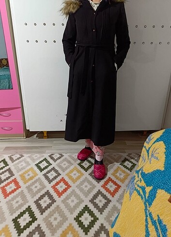 Kaşe manto mont - Görsel 10