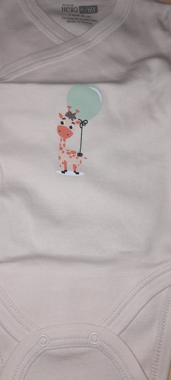 kısa kol erkek bebek body - Görsel 2