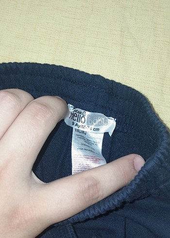 6-9 Ay Beden lacivert Renk 9 ayık kışlık tek alt