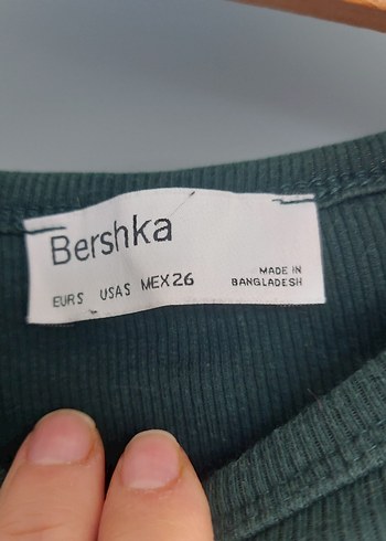 Koyu Yeşil Uzun Kollu tişört - Görsel 3