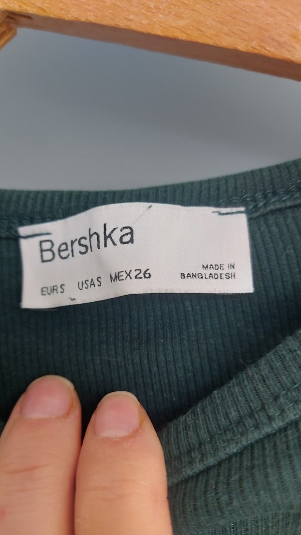 Koyu Yeşil Uzun Kollu tişört - Görsel 3