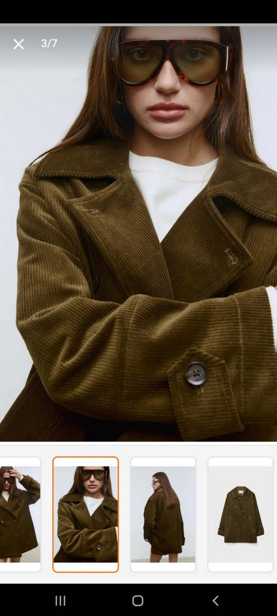 Düğmeli Kahverengi Süet Midi Kadın ceket - Görsel 2