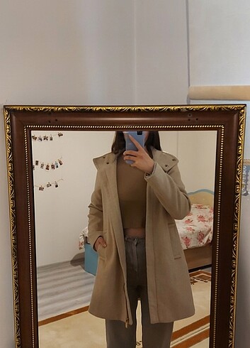 s Beden camel Renk ekru kaşe kaban