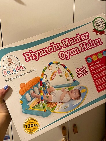  Beden Renk Babycim piyanolu mantar oyun halısı