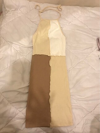 xs Beden kahverengi Renk H&M kısa elbise