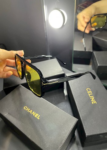 Beden Sarı Lensli tom ford Kadın Güneş Gözlüğü