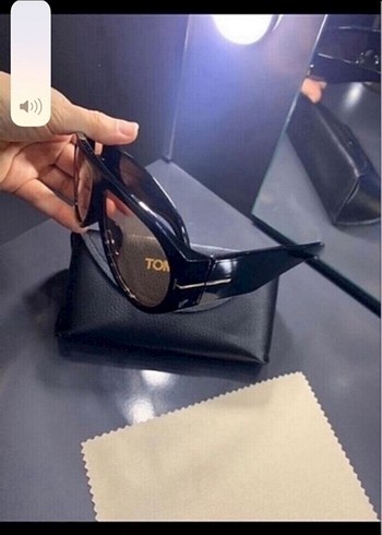 Kürk Detaylı Kahverengi Sokak Stili Kadın Gözlüğü - Görsel 5