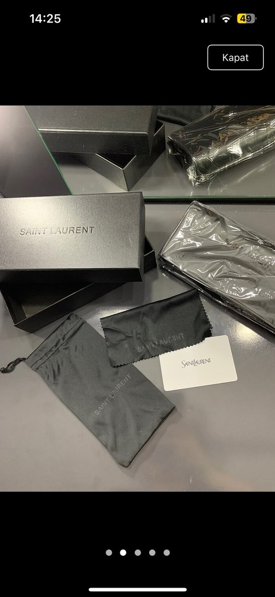 Saint Laurent Siyah Erkek Cüzdan - Görsel 3