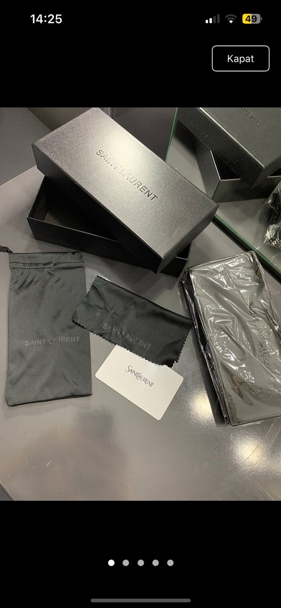 Saint Laurent Siyah Erkek Cüzdan - Görsel 4