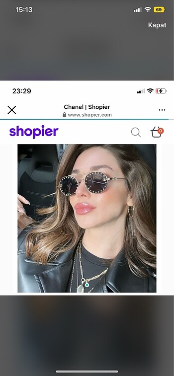 Chanel gözlük