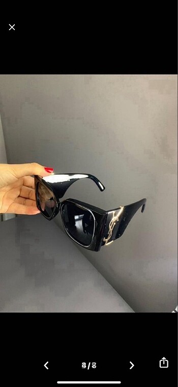  Beden siyah Renk Ysl gözlük