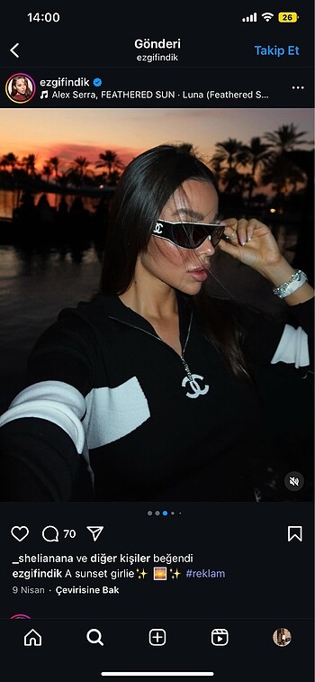 Chanel gözlük