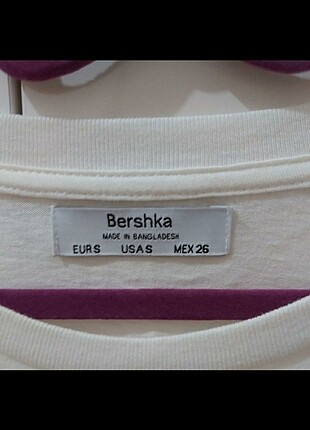 s Beden Bershka cepli crop fit T-shirt