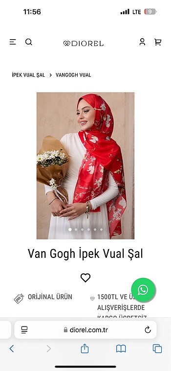 Beden çeşitli Renk İpek vual şal Diorel