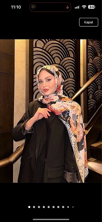 Diorel ipek şal