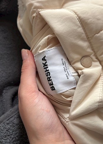 s Beden beyaz Renk Bershka çift taraflı şişme yelek