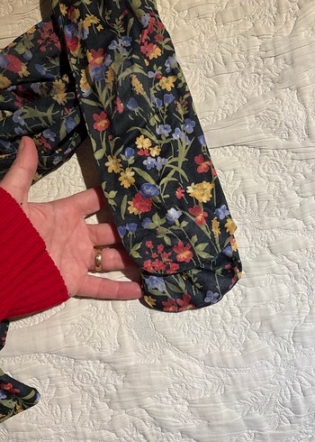 Çiçek Desenli Kadin Kulotlu Çorap - Görsel 2