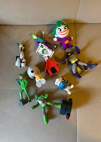 Renkli Karakter Aksiyon Figürleri Seti - Görsel 2