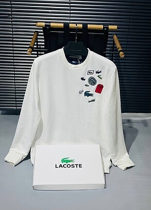 LACOSTE SWEATSHİRT NEW UNİSEX S M 