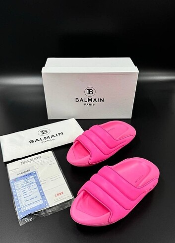 37 Beden çeşitli Renk Balmain Terlik 36/40