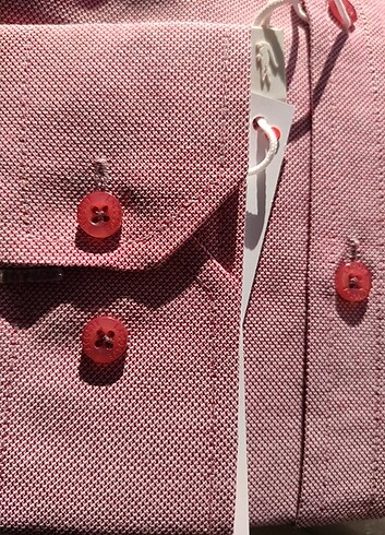 s Beden Lacoste Gömlek Cotton Slimfit Small Tek