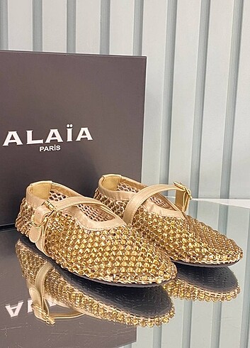 40 Beden Alaia Stons Ballerinas Bayan Babet Ayakkabı 36-40 Arası