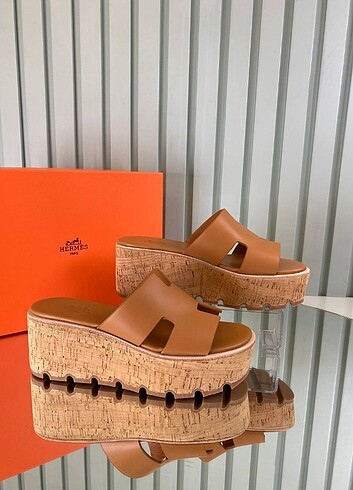 39 Beden Hermes Platform Sandalet / Terlik 36 - 40 Arası