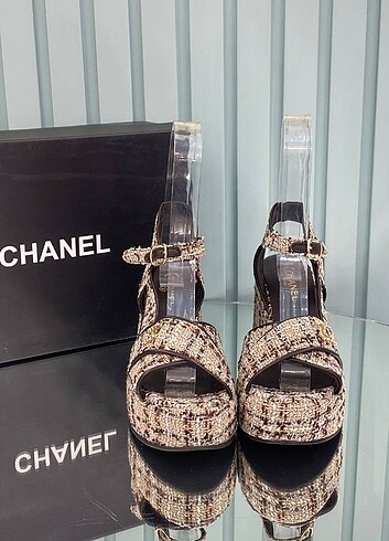 38 Beden çeşitli Renk Chanel Platform Sandalet 36,38,41