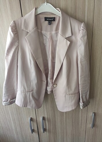 xl Beden ten rengi Renk Blazer ceket