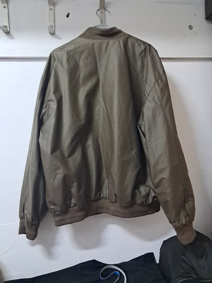 Haki /kahve çift taraflı Fermuarlı Erkek Ceket - Görsel 3