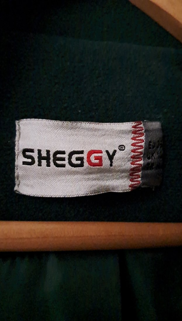 Kemerli Çift Düğmeli Koyu Yeşil Kaban - Görsel 5