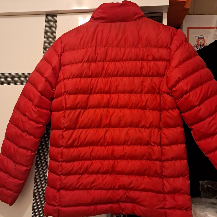 Kırmızı Şişme Kadın Mont - Görsel 4