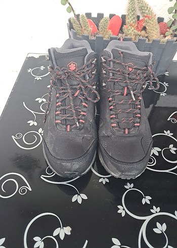 Siyah Bay bayan Outdoor Botları Velcro Detaylı - Görsel 4