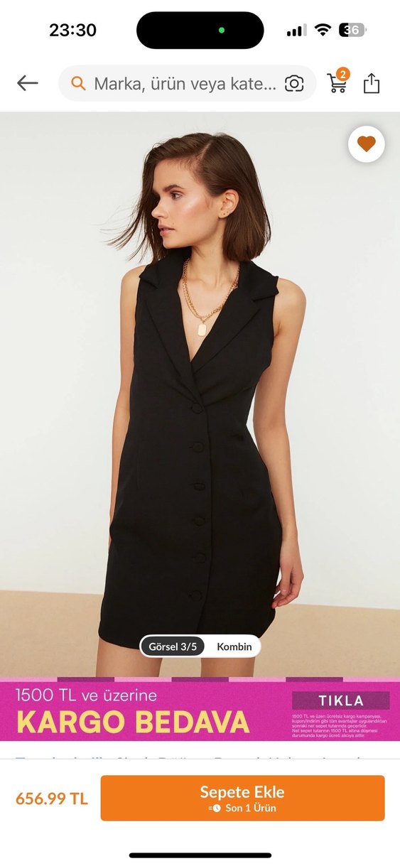 Trendyol milla abiye elbise - Görsel 4