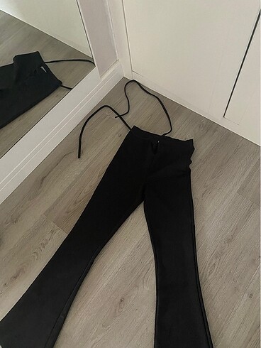 Zara belden bağlamalı pantolon