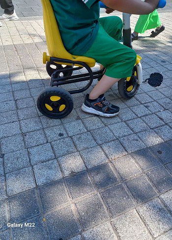 Beden sarı Renk Sarı Çocuk Üç Tekerlekli Bisiklet