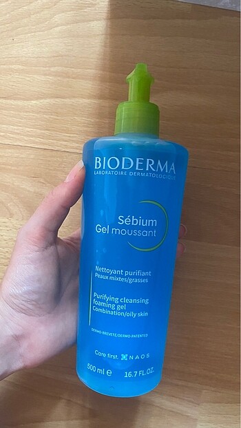Bioderma sebium yüz temizleme jeli