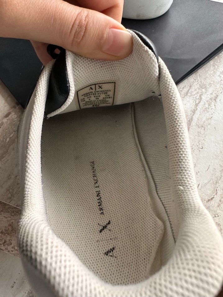 Siyah Beyaz Bağcıklı Stiletto Topuklu Spor Ayakkabı - Görsel 3