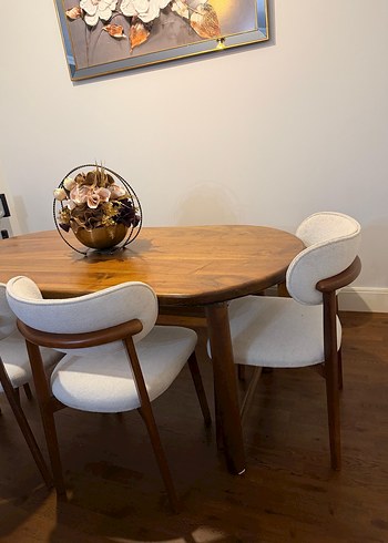 Modern Klasik Bej Masa Takımı - Görsel 2