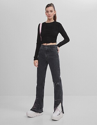 xs Beden Bershka Hello Kitty Jean