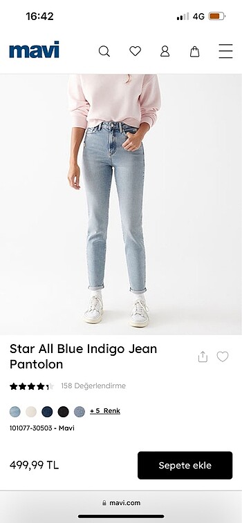 Star All Blue Indigo Jean