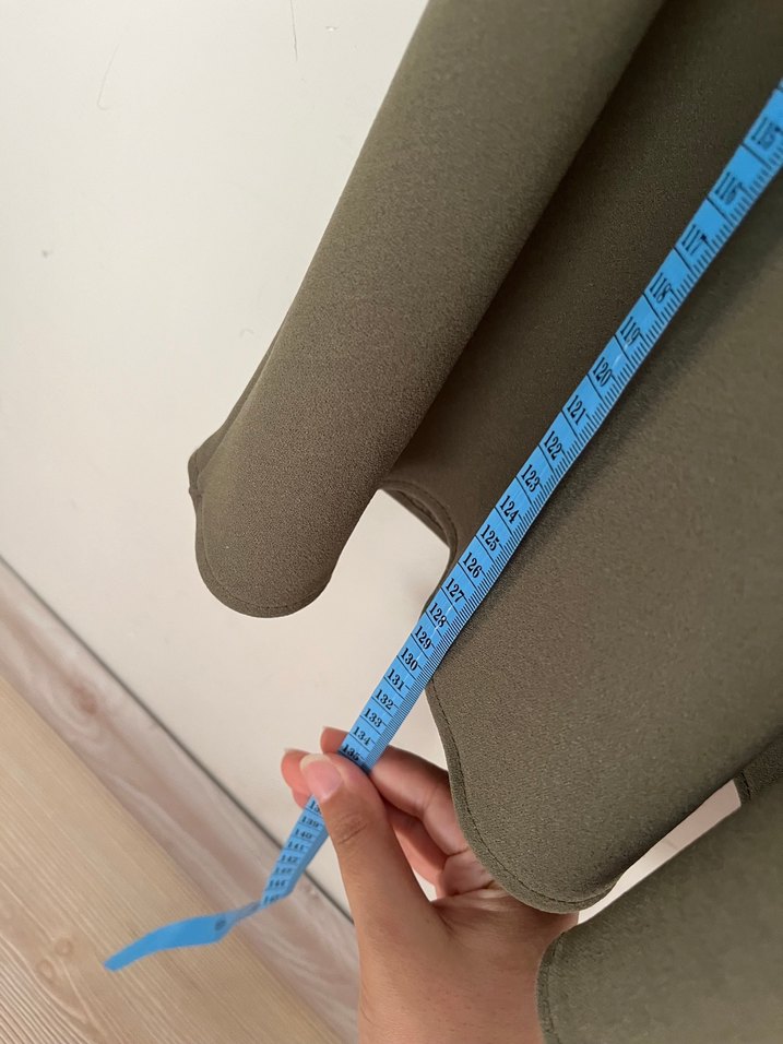 Kadın Haki Kemer, Tokalı, Sentetik Kumaş - Görsel 4