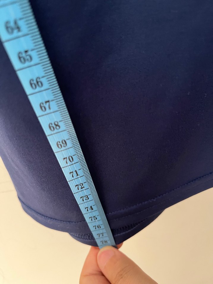 Çiçek Baskılı Lacivert Uzun Kollu Tunik - Görsel 5