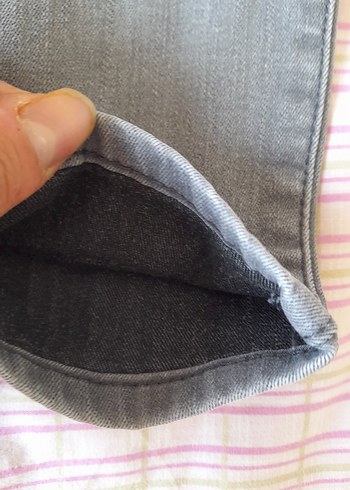 Addax Gri Regular Fit Kadın Denim Pantolon