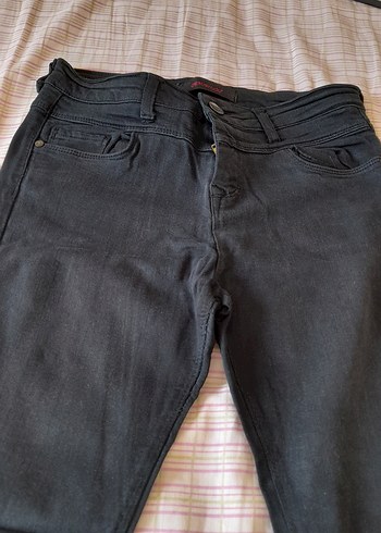 l Beden Kadın Siyah Denim Pantolon