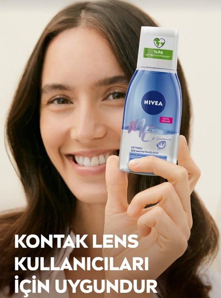 Nivea Çift Fazlı Göz Makyaj Temizleyici 125 ml - Görsel 3